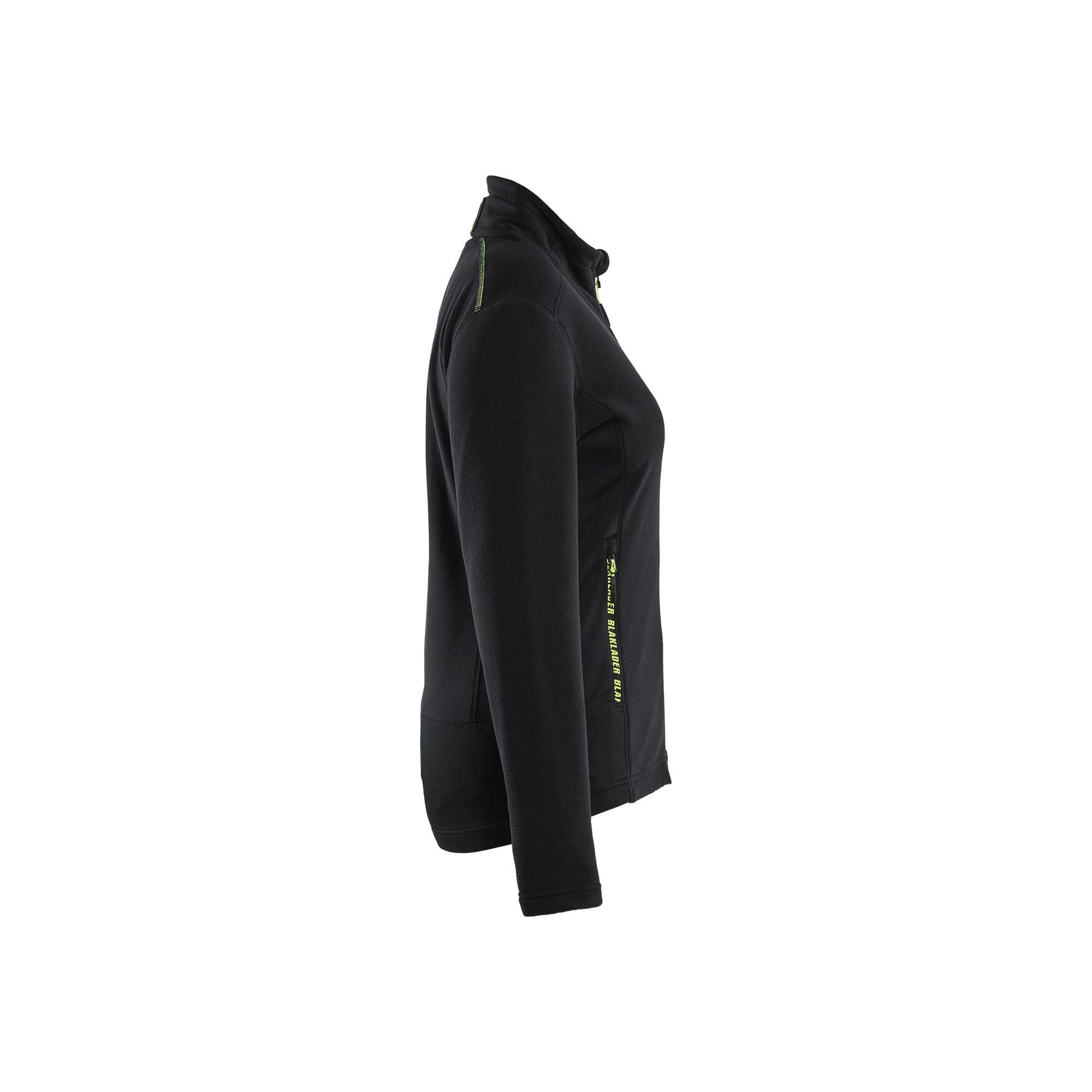 BLAKLADER 47661010 Women's Microfleece Jacket Hi Vis Reflective Work Jacket WOMEN - Antipilling